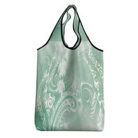Aloha Hawaii Turtles Floral Grocery Bag Seafoam Marbles Glaze LT7 - Polynesian Pride