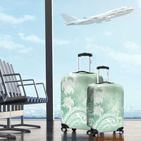 Aloha Hawaii Turtles Floral Luggage Cover Seafoam Marbles Glaze LT7 - Polynesian Pride