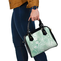 Aloha Hawaii Turtles Floral Shoulder Handbag Seafoam Marbles Glaze LT7 - Polynesian Pride