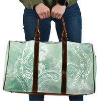 Aloha Hawaii Turtles Floral Travel Bag Seafoam Marbles Glaze LT7 Seafoam - Polynesian Pride