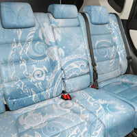 Aloha Hawaii Turtles Floral Back Car Seat Cover Aqua Marbles Glaze LT7 - Polynesian Pride