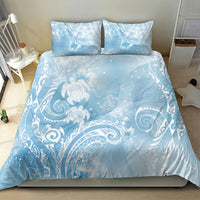 Aloha Hawaii Turtles Floral Bedding Set Aqua Marbles Glaze LT7 - Polynesian Pride