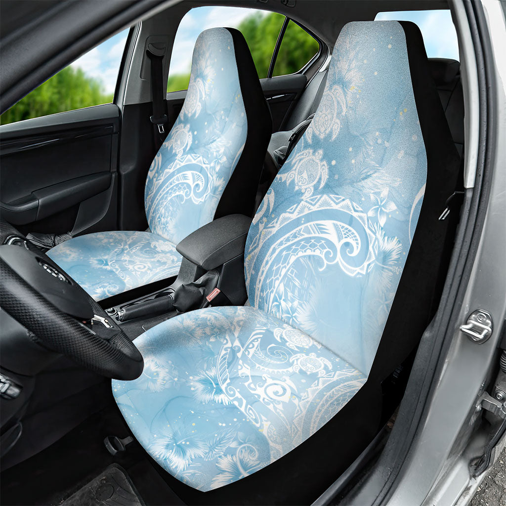 Aloha Hawaii Turtles Floral Car Seat Cover Aqua Marbles Glaze LT7 - Polynesian Pride