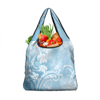 Aloha Hawaii Turtles Floral Grocery Bag Aqua Marbles Glaze LT7 1-pack One Size Aqua - Polynesian Pride