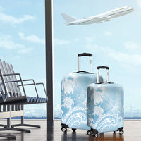 Aloha Hawaii Turtles Floral Luggage Cover Aqua Marbles Glaze LT7 - Polynesian Pride