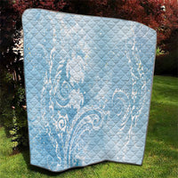 Aloha Hawaii Turtles Floral Quilt Aqua Marbles Glaze LT7 - Polynesian Pride
