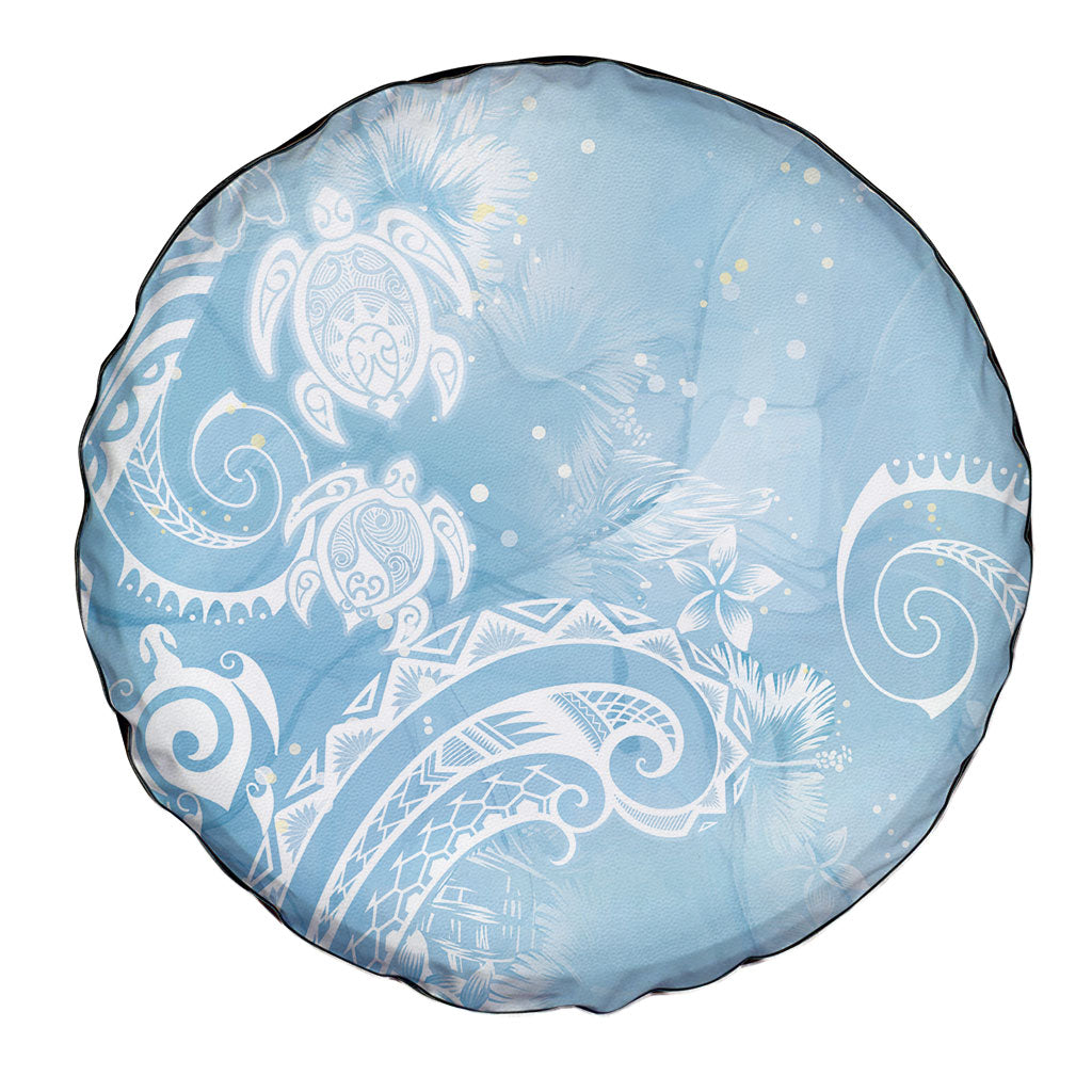 Aloha Hawaii Turtles Floral Spare Tire Cover Aqua Marbles Glaze LT7 - Polynesian Pride