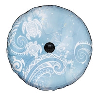 Aloha Hawaii Turtles Floral Spare Tire Cover Aqua Marbles Glaze LT7 - Polynesian Pride