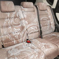 Aloha Hawaii Turtles Floral Back Car Seat Cover Taupe Marbles Glaze LT7 - Polynesian Pride