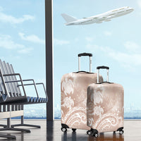 Aloha Hawaii Turtles Floral Luggage Cover Taupe Marbles Glaze LT7 - Polynesian Pride