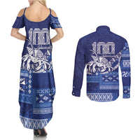 Queen Salote College 100th Anniversary Couples Matching Summer Maxi Dress and Long Sleeve Button Shirt QSC Royal Girls - Polynesian Pride