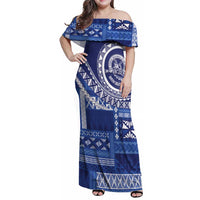 Queen Salote College 100th Anniversary Family Matching Off Shoulder Maxi Dress and Hawaiian Shirt QSC Royal Girls - Polynesian Pride