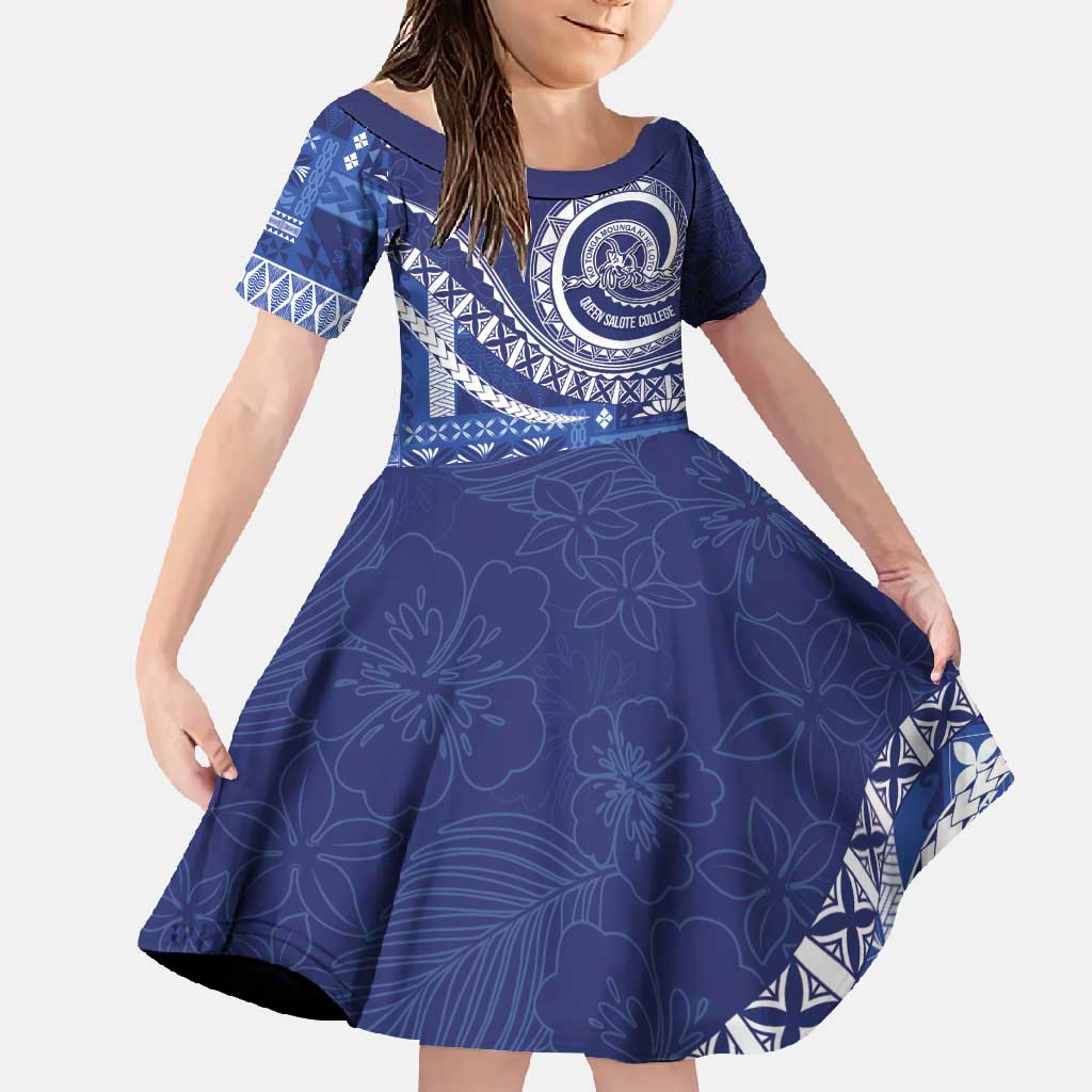 Queen Salote College 100th Anniversary Family Matching Summer Maxi Dress and Hawaiian Shirt QSC Royal Girls - Polynesian Pride