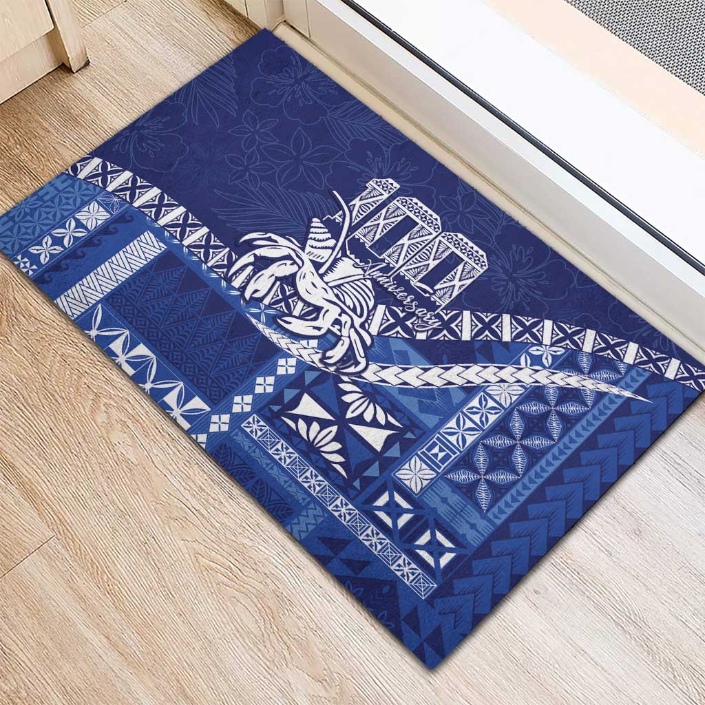 Queen Salote College 100th Anniversary Rubber Doormat QSC Royal Girls - Polynesian Pride