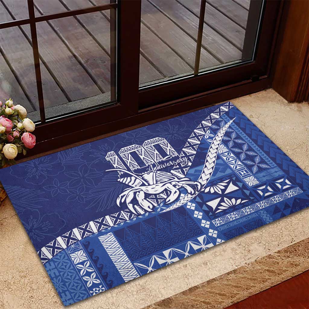 Queen Salote College 100th Anniversary Rubber Doormat QSC Royal Girls - Polynesian Pride
