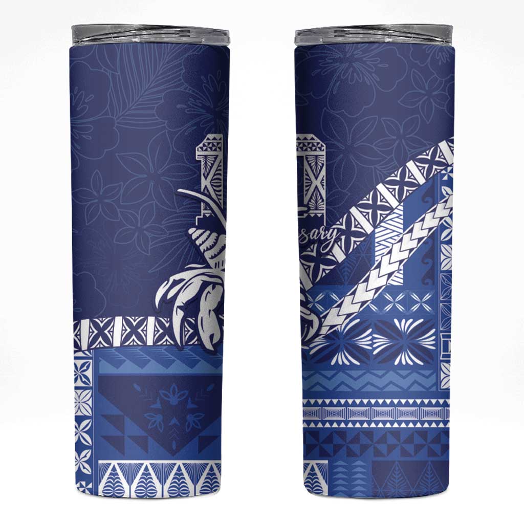 Queen Salote College 100th Anniversary Skinny Tumbler QSC Royal Girls - Polynesian Pride