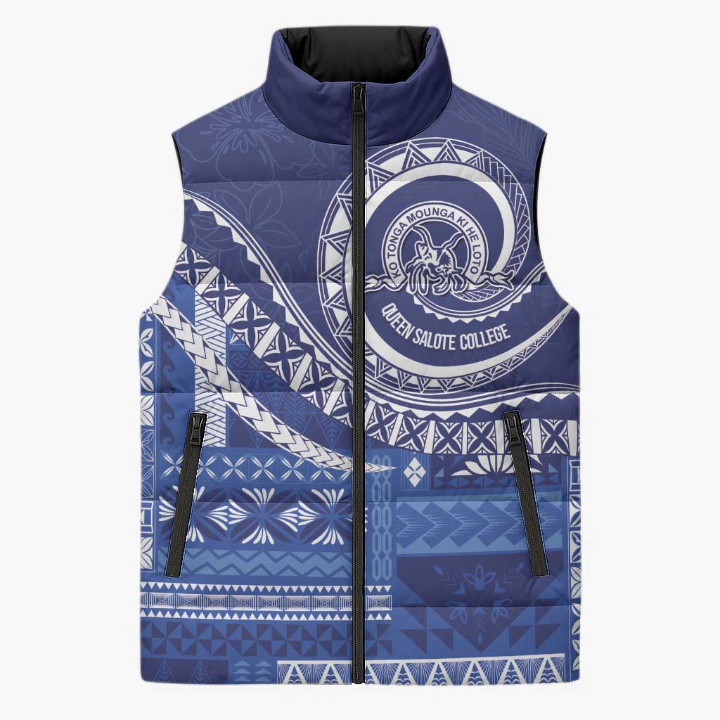 Queen Salote College 100th Anniversary Sleeveless Puffer Jacket QSC Royal Girls - Polynesian Pride