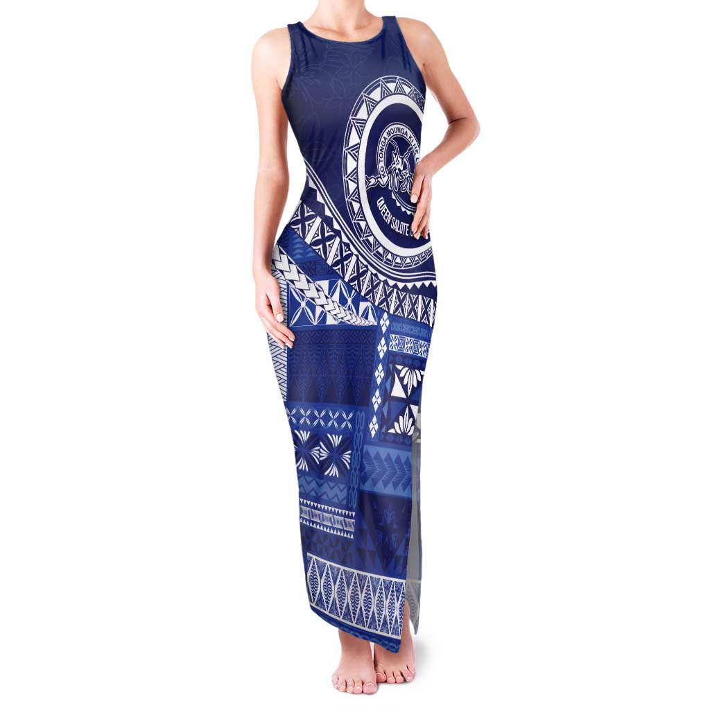 Queen Salote College 100th Anniversary Tank Maxi Dress QSC Royal Girls - Polynesian Pride