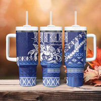Queen Salote College 100th Anniversary Tumbler With Handle QSC Royal Girls - Polynesian Pride