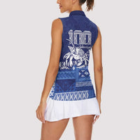 Queen Salote College 100th Anniversary Women Sleeveless Polo Shirt QSC Royal Girls - Polynesian Pride