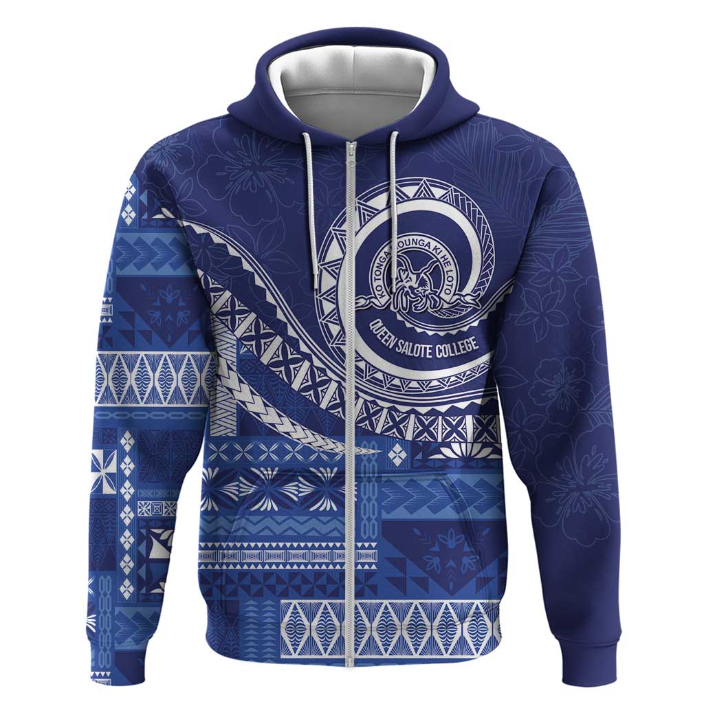 Queen Salote College 100th Anniversary Zip Hoodie QSC Royal Girls - Polynesian Pride