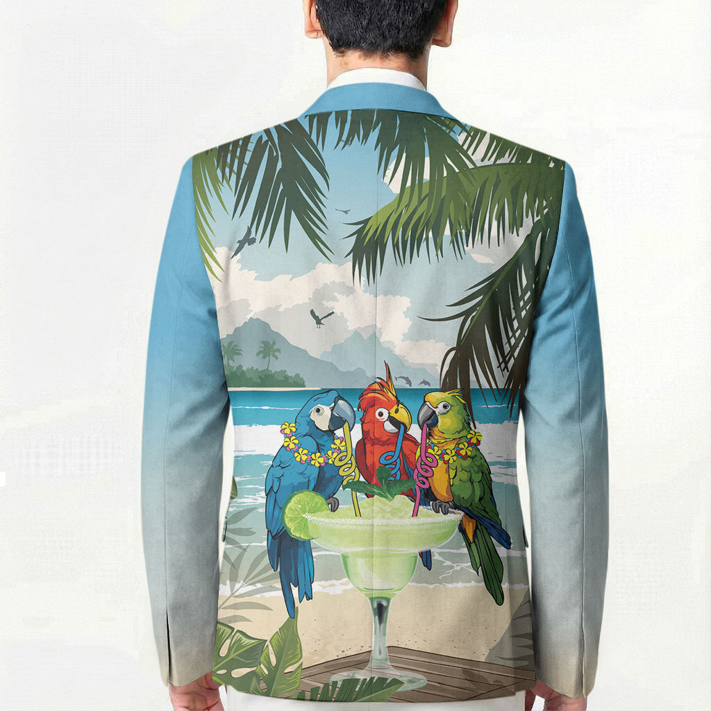 Wish You A Merry Martini Christmas Blazer Cocktail Parrot-dise LT7 - Polynesian Pride