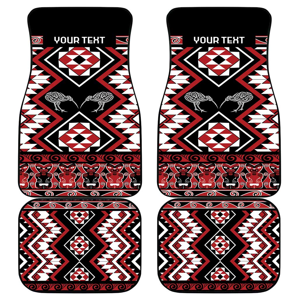 Personalised Taniko Motifs Aotearoa Car Mats Waitangi Kowhaiwhai Kiwi