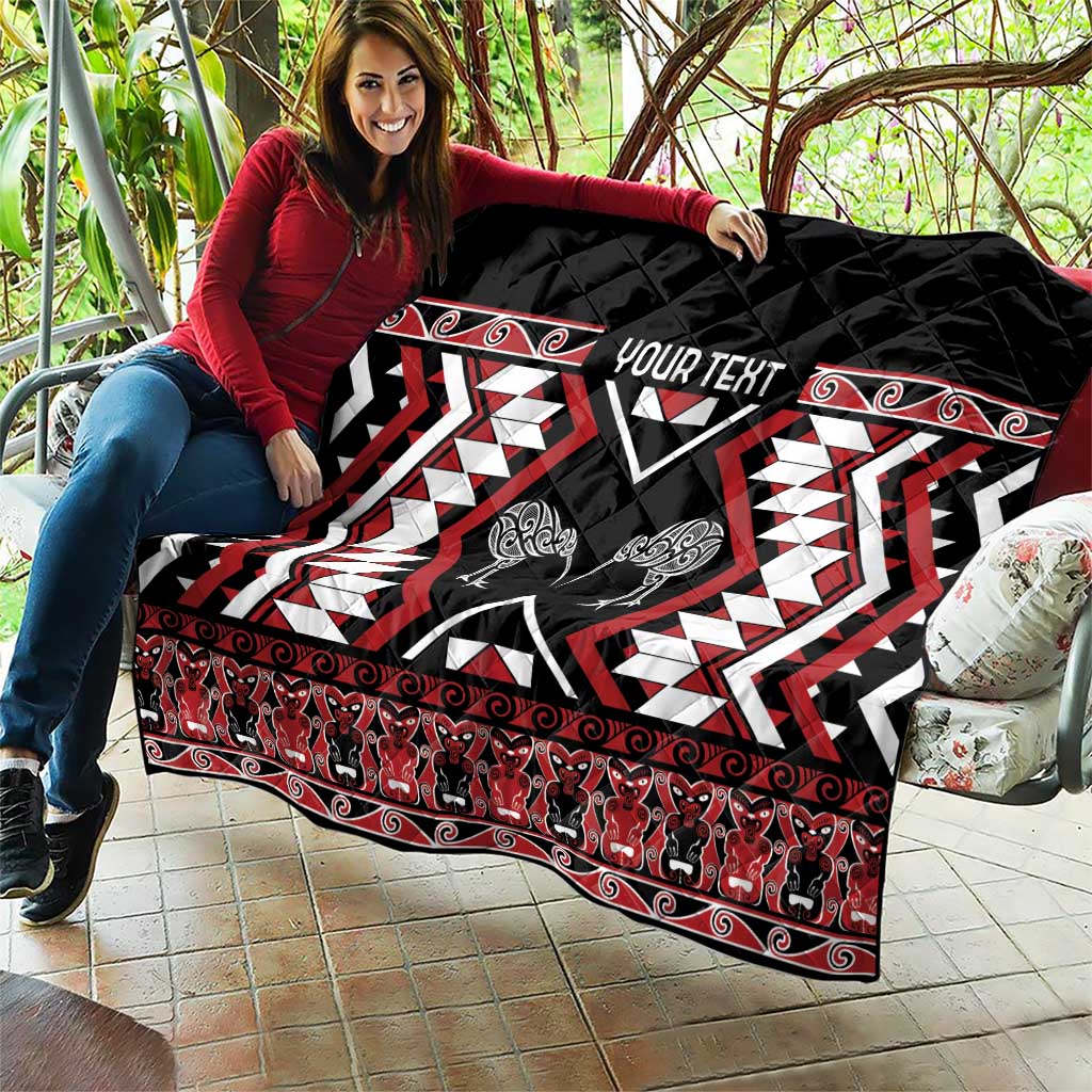 Personalised Taniko Motifs Aotearoa Quilt Waitangi Kowhaiwhai Kiwi LT7 - Polynesian Pride