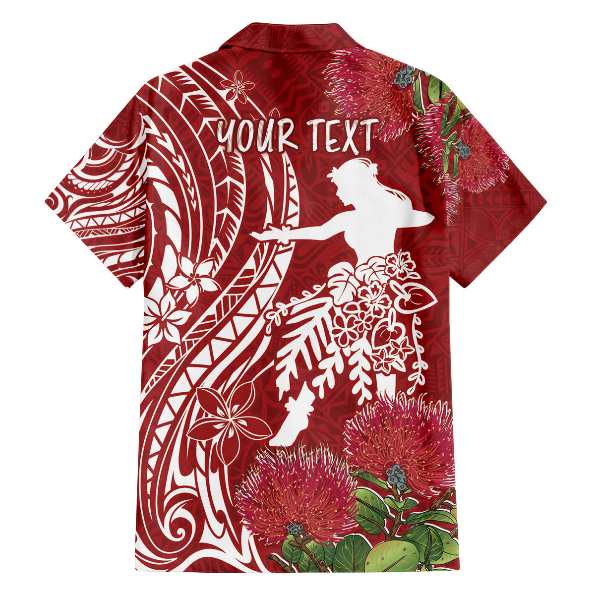 Personalised Hawaii Wahine Family Matching Tank Maxi Dress and Hawaiian Shirt Women's Day Ohia Lehua LT7 - Polynesian Pride