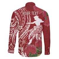 Personalised Hawaii Wahine Family Matching Tank Maxi Dress and Hawaiian Shirt Women's Day Ohia Lehua LT7 - Polynesian Pride