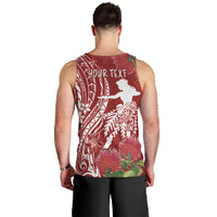 Personalised Hawaii Wahine Men Tank Top Women's Day Ohia Lehua LT7 - Polynesian Pride