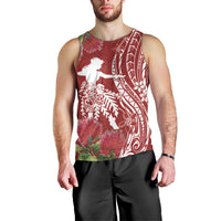Personalised Hawaii Wahine Men Tank Top Women's Day Ohia Lehua LT7 - Polynesian Pride