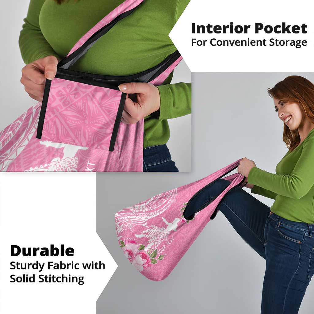 Personalised Hawaii Wahine Grocery Bag Women's Day Maui Lokelani Roses