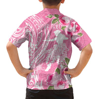 Personalised Hawaii Wahine Kid Hawaiian Shirt Women's Day Maui Lokelani Roses LT7 - Polynesian Pride