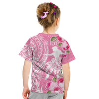 Personalised Hawaii Wahine Kid T Shirt Women's Day Maui Lokelani Roses LT7 - Polynesian Pride