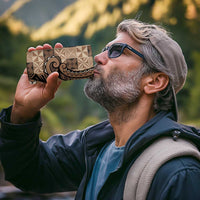 Personalized Tonga Ngatu 4 in 1 Can Cooler Tumbler Vintage Brown Manulua Motifs