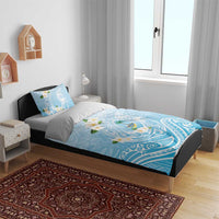 Guam Fishhook Mix Guasali Flowers Bedding Set Dreaming Turquoise