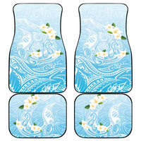 Guam Fishhook Mix Guasali Flowers Car Mats Dreaming Turquoise