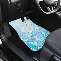 Guam Fishhook Mix Guasali Flowers Car Mats Dreaming Turquoise