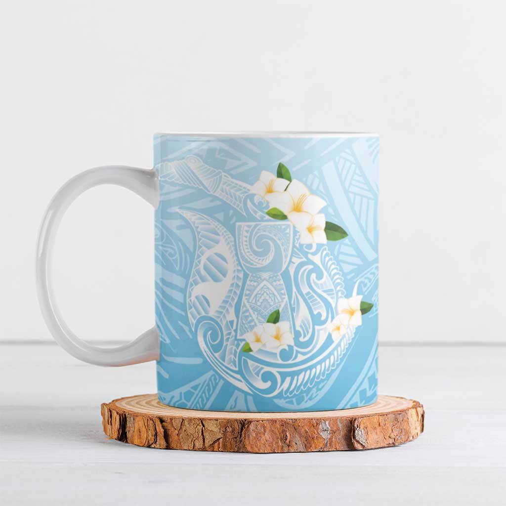 Guam Fishhook Mix Guasali Flowers Ceramic Mug Dreaming Turquoise