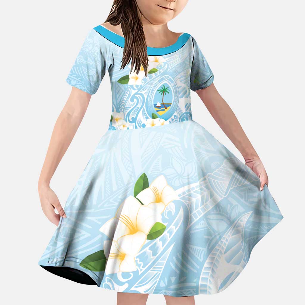 Guam Fishhook Mix Guasali Flowers Family Matching Mermaid Dress and Hawaiian Shirt Dreaming Turquoise