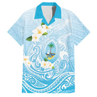 Guam Fishhook Mix Guasali Flowers Family Matching Off Shoulder Maxi Dress and Hawaiian Shirt Dreaming Turquoise
