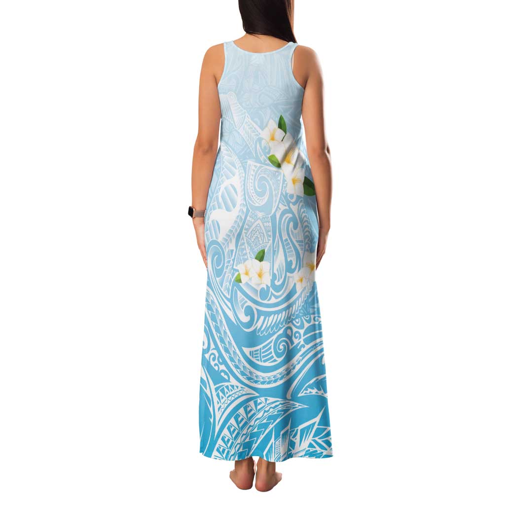 Guam Fishhook Mix Guasali Flowers Family Matching Tank Maxi Dress and Hawaiian Shirt Dreaming Turquoise