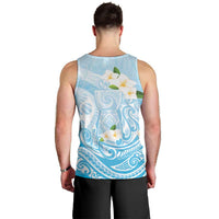 Guam Fishhook Mix Guasali Flowers Men Tank Top Dreaming Turquoise