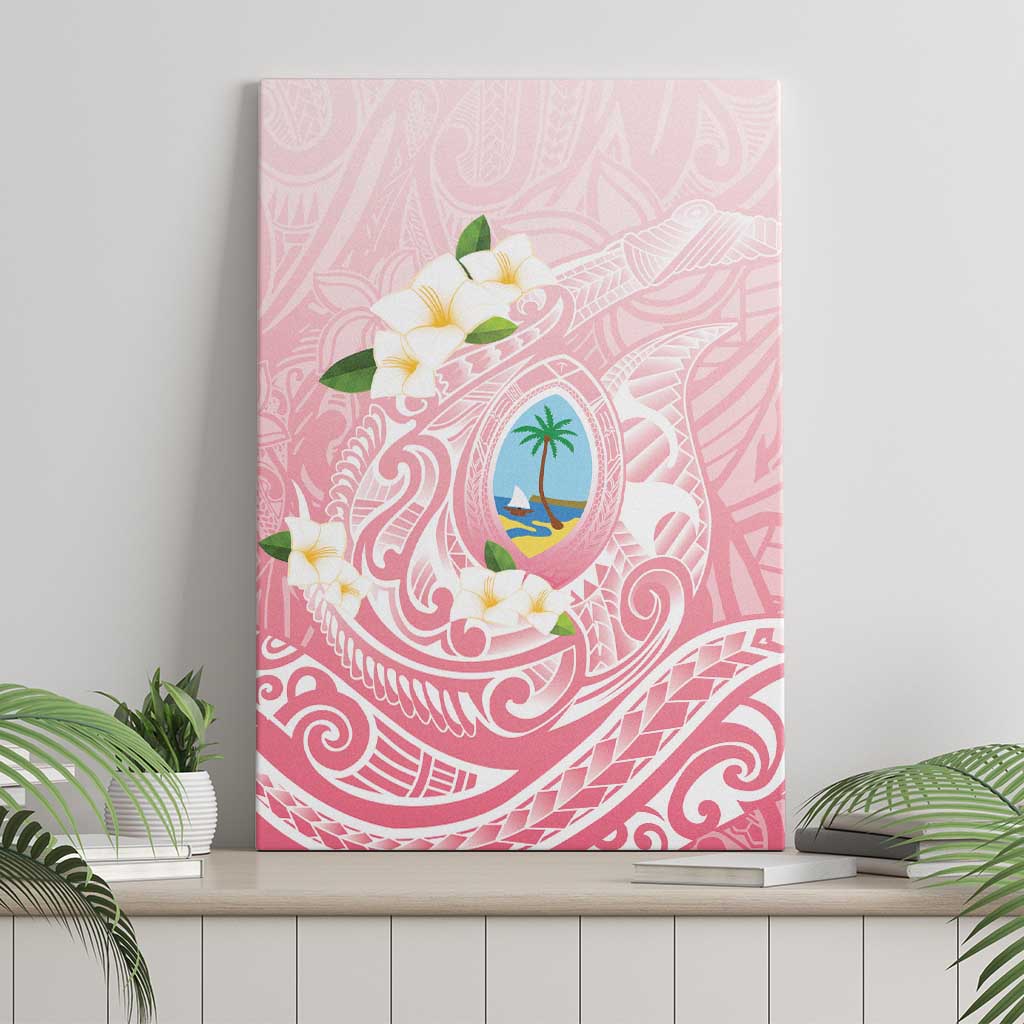 Guam Fishhook Mix Guasali Flowers Canvas Wall Art Dreaming Coral