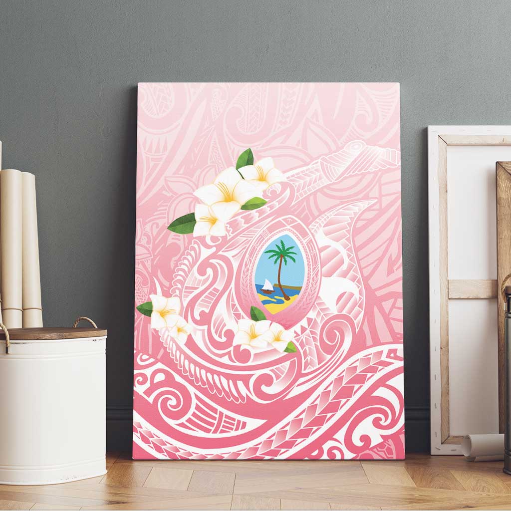 Guam Fishhook Mix Guasali Flowers Canvas Wall Art Dreaming Coral