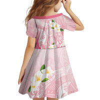 Guam Fishhook Mix Guasali Flowers Family Matching Off The Shoulder Long Sleeve Dress and Hawaiian Shirt Dreaming Coral