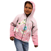 Guam Fishhook Mix Guasali Flowers Kid Hoodie Dreaming Coral