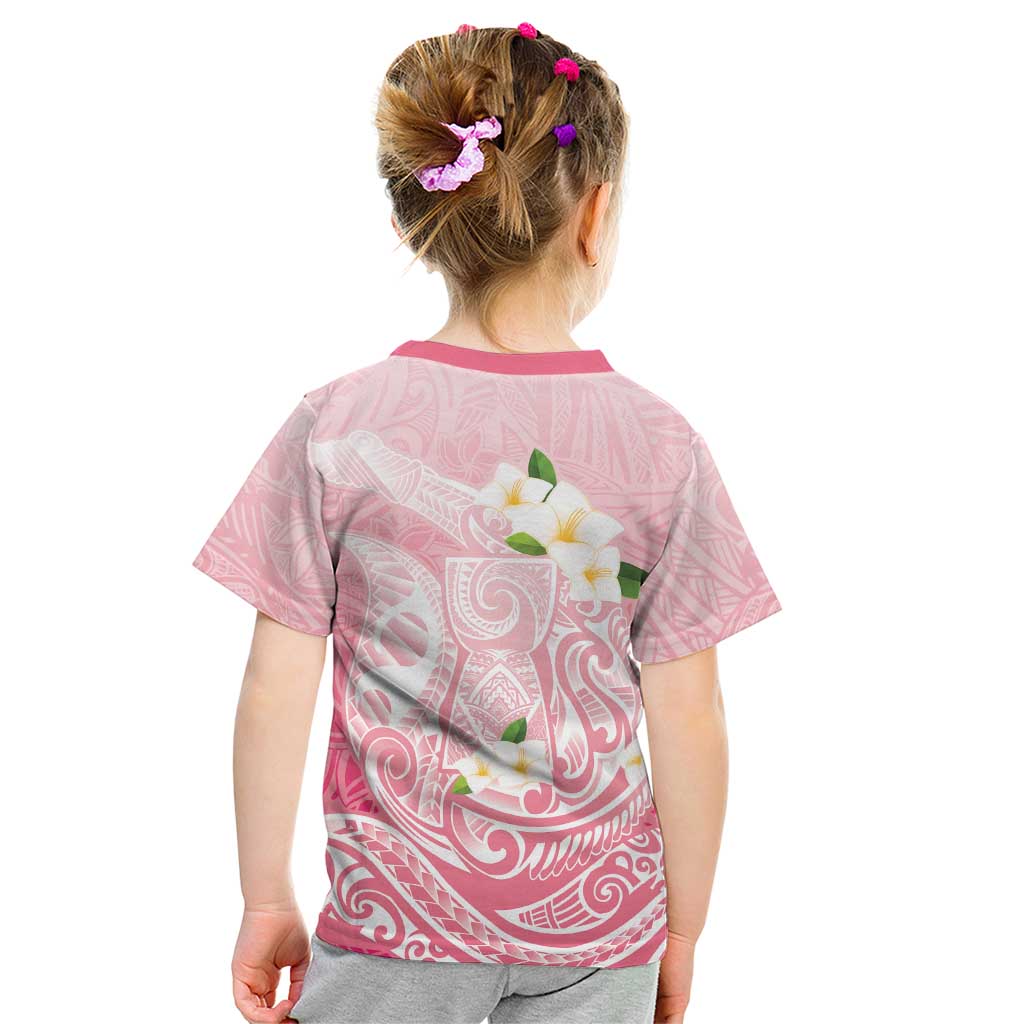 Guam Fishhook Mix Guasali Flowers Kid T Shirt Dreaming Coral LT7 - Polynesian Pride