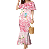 Guam Fishhook Mix Guasali Flowers Mermaid Dress Dreaming Coral